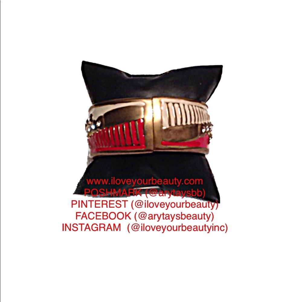 New Red/White/Gold Bracelet
